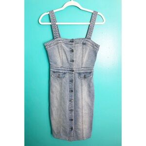 GRLFRND Mini Dress Denim XS All Or Nothing Wash